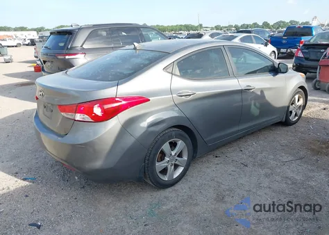 2013 Hyundai Elantra Gls из США, поврежденный, VIN 5NPDH4AE0DH393163